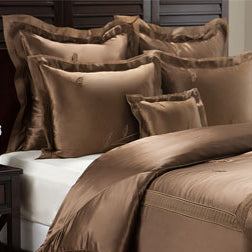 Leaves Collection Classic Silk Pillow Shams