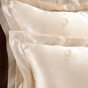 Leaves Collection Classic Silk Pillow Shams