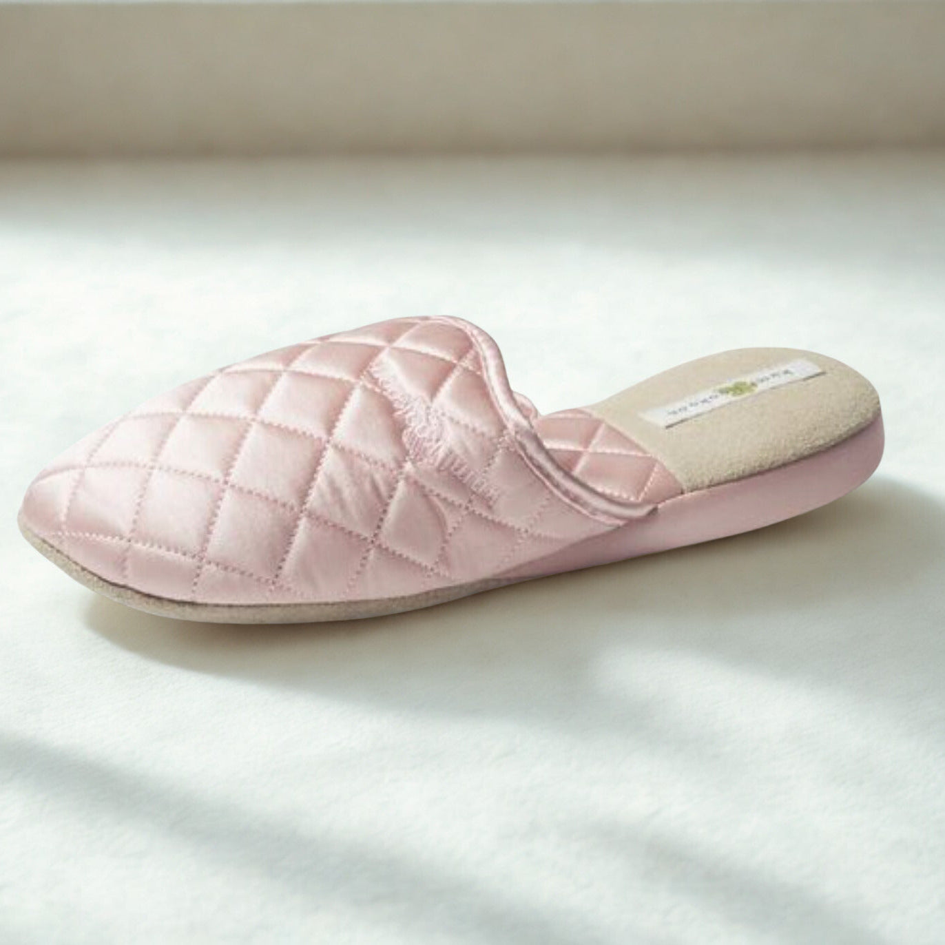 Quilted Silk Slippers