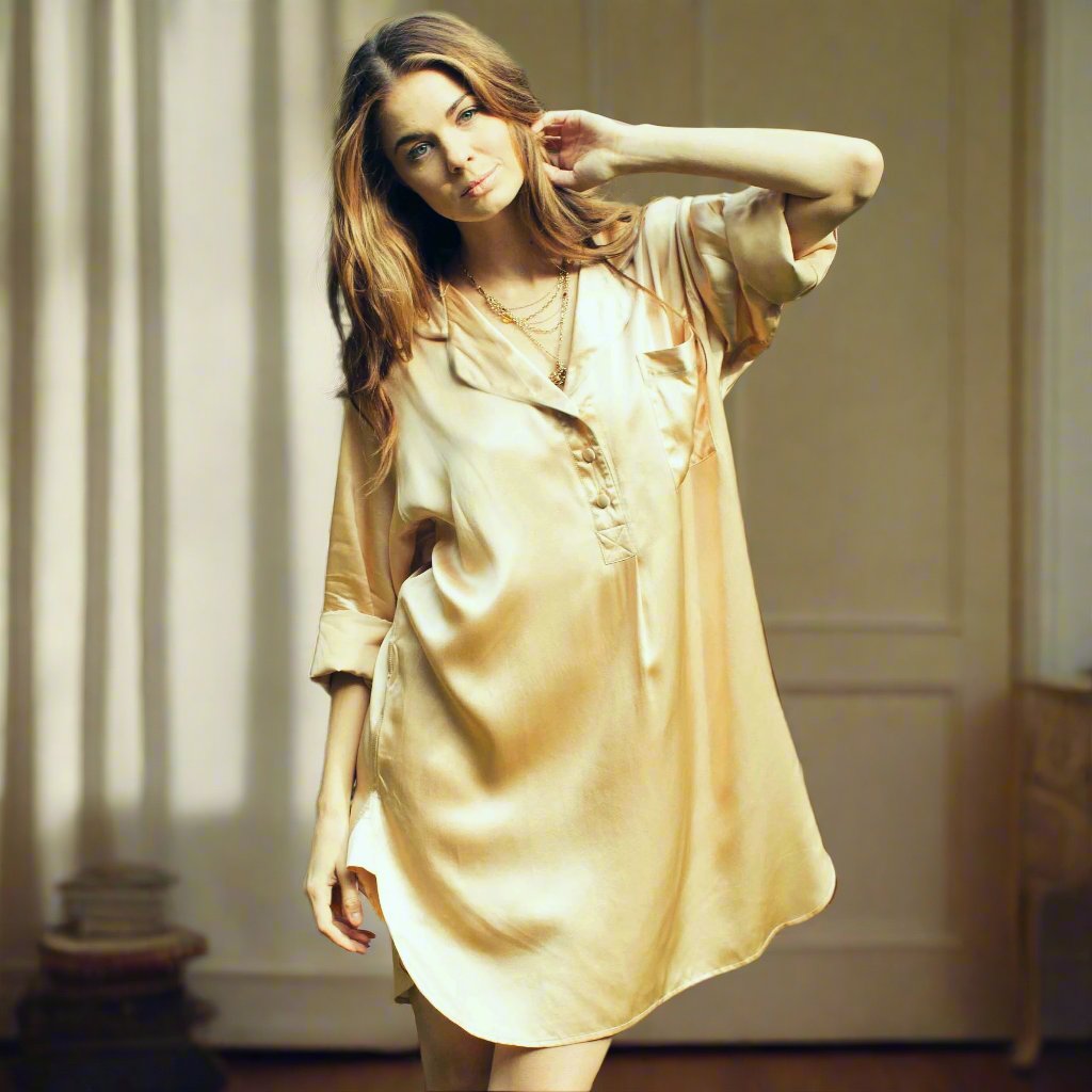 Ashley Silk Nightshirt